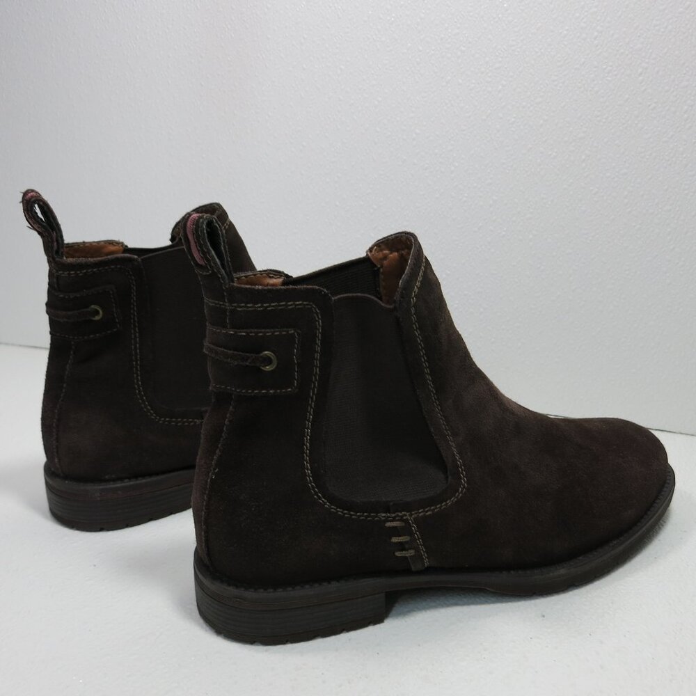 G. H. Bass & Co. Suede Leather Chelsea Casual Dress Boots Men's Footwear 10.5 D - Picture 5 of 8